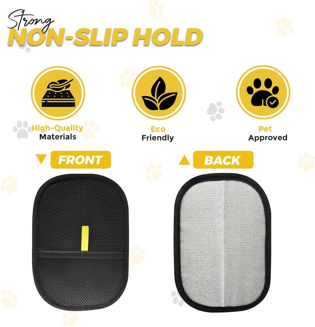 Pet Hair Removal Glove for Cats & Dogs, Reusable Magic Brush, Pet Hair Remover for Car Seat, Carpet, Couch, Magic Brush for Effortless